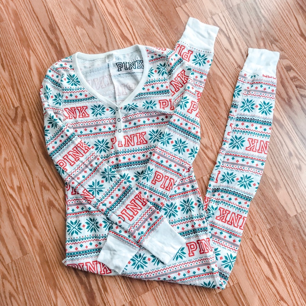 PINK CHRISTMAS ONESIE